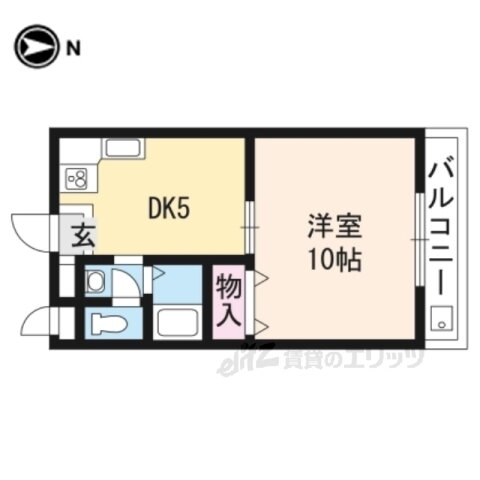 京都府京都市山科区御陵久保町 御陵駅 1DK マンション 賃貸物件詳細