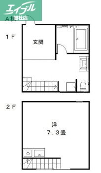 岡山県倉敷市鶴形２ 倉敷市駅 1K アパート 賃貸物件詳細