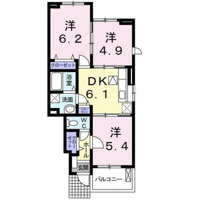 熊本県熊本市西区城山半田１ 熊本駅 3DK アパート 賃貸物件詳細