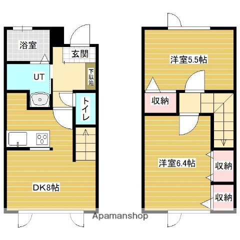 北海道岩見沢市二条東１６ 2DK 一戸建て 賃貸物件詳細