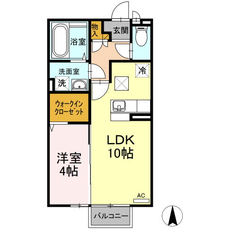宮城県名取市杜せきのした３ 杜せきのした駅 1LDK アパート 賃貸物件詳細