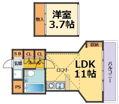兵庫県西宮市小松南町１ 武庫川駅 1LDK マンション 賃貸物件詳細
