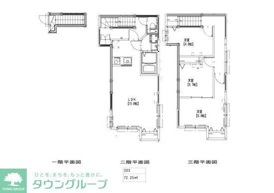 東京都練馬区東大泉４ 大泉学園駅 3LDK アパート 賃貸物件詳細