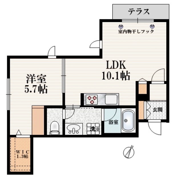 東京都練馬区豊玉上１ 江古田駅 1LDK マンション 賃貸物件詳細