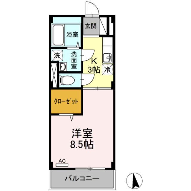 神奈川県相模原市緑区東橋本４ 多摩境駅 1K アパート 賃貸物件詳細