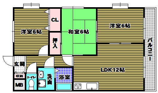 大阪府河内長野市市町 汐ノ宮駅 3LDK アパート 賃貸物件詳細