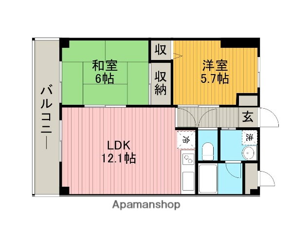 神奈川県相模原市南区上鶴間８ 東林間駅 2LDK マンション 賃貸物件詳細