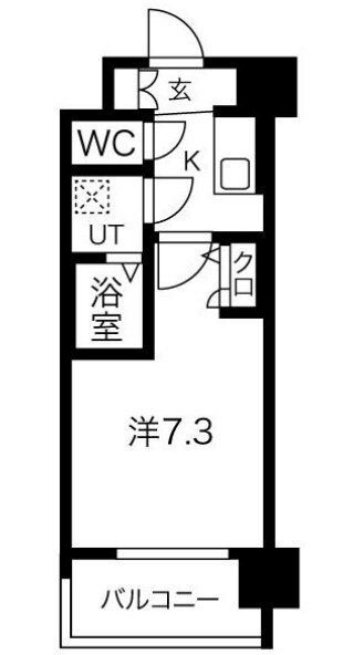 大阪府大阪市福島区鷺洲２ 福島駅 1K マンション 賃貸物件詳細