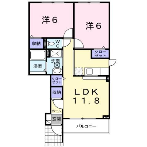北海道北斗市向野２ 新函館北斗駅 2LDK アパート 賃貸物件詳細