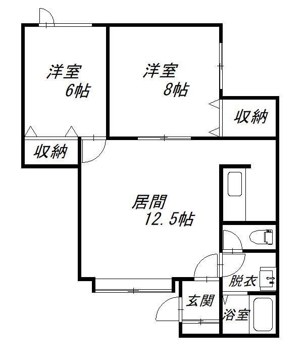 北海道旭川市東旭川南一条４ 東旭川駅 2LDK アパート 賃貸物件詳細
