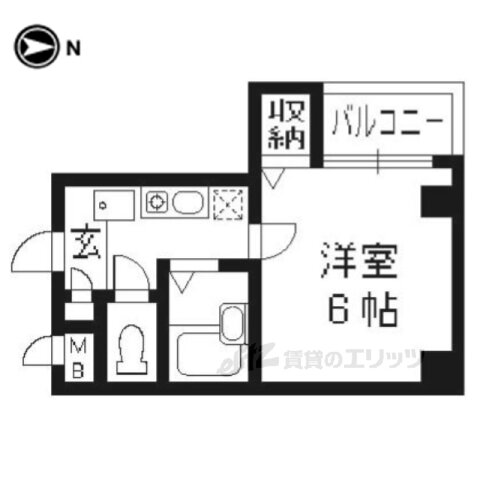 京都府京都市中京区一蓮社町 烏丸駅 1K マンション 賃貸物件詳細