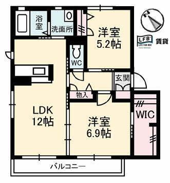 山口県下松市南花岡２ 周防花岡駅 2LDK アパート 賃貸物件詳細