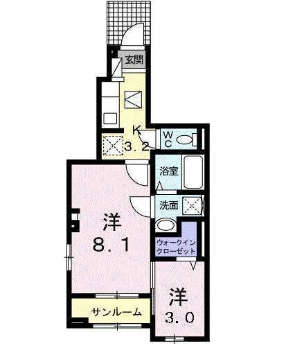 東京都小平市天神町４ 小平駅 2K アパート 賃貸物件詳細