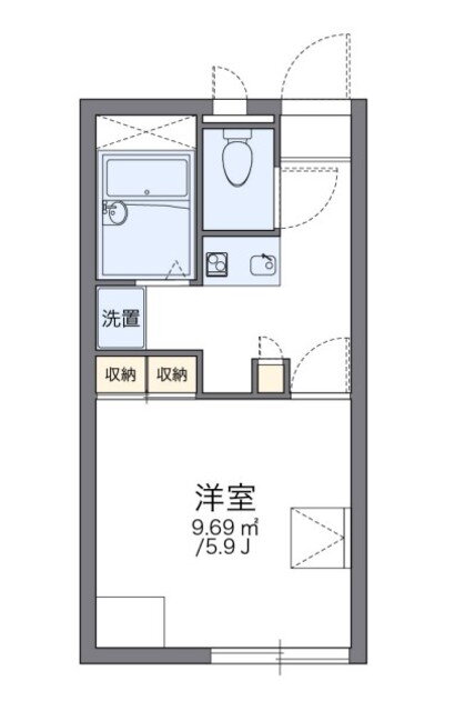 神奈川県大和市南林間６ 南林間駅 1K アパート 賃貸物件詳細
