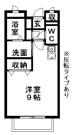 エイトワンＢ 2階 1K 賃貸物件詳細