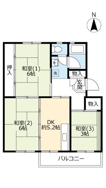 ＵＲ泉北茶山台二丁 5階 3DK 賃貸物件詳細