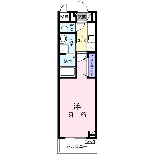 深野５丁目アパートＥＡＳＴ 3階 1K 賃貸物件詳細