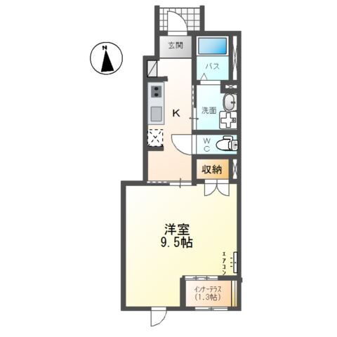 栃木県小山市大字立木 小山駅 1K アパート 賃貸物件詳細