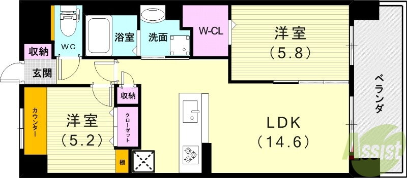 兵庫県神戸市西区北別府５ 伊川谷駅 2LDK マンション 賃貸物件詳細
