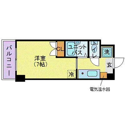 ブラントゥール恵比寿 12階 1K 賃貸物件詳細