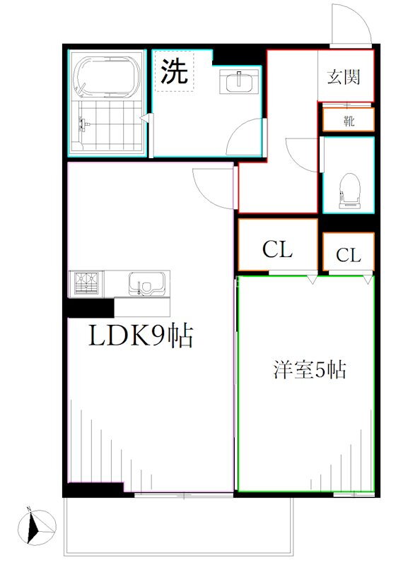 東京都小金井市本町５ 武蔵小金井駅 1LDK アパート 賃貸物件詳細