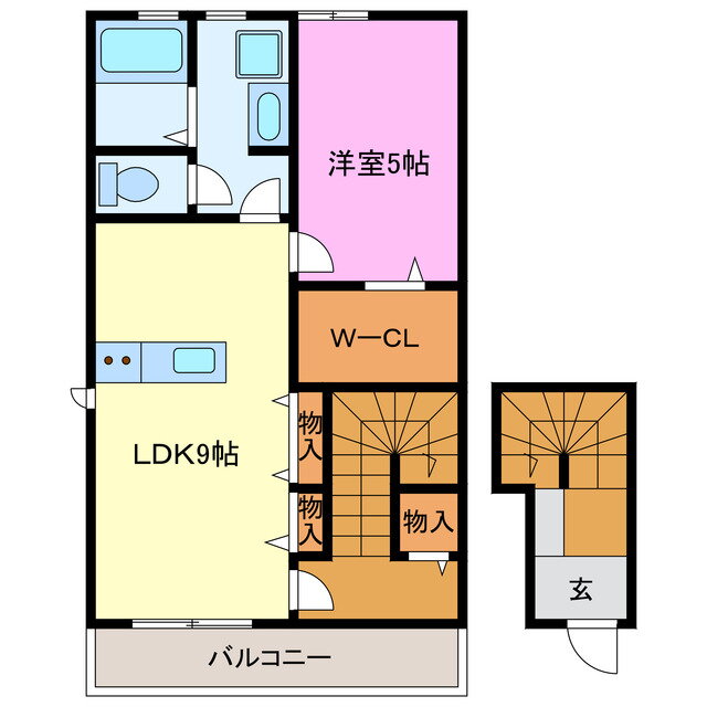 静岡県浜松市浜名区小松 浜北駅 1LDK アパート 賃貸物件詳細