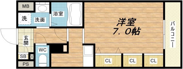 大阪府大阪市北区中崎西１ 中崎町駅 1K マンション 賃貸物件詳細