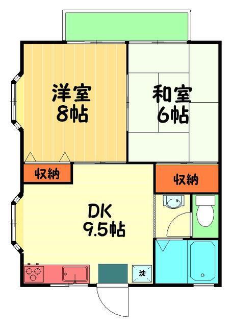 東京都三鷹市大沢２ 武蔵境駅 2DK アパート 賃貸物件詳細