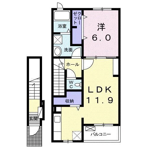 熊本県八代市竹原町 1LDK アパート 賃貸物件詳細