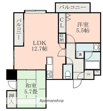 熊本県熊本市北区植木町植木 2LDK マンション 賃貸物件詳細