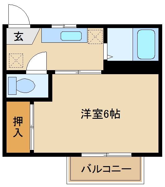 神奈川県厚木市戸室５ 本厚木駅 1K アパート 賃貸物件詳細
