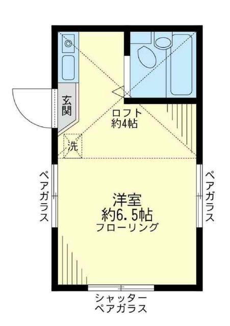 神奈川県横浜市港北区仲手原２ 白楽駅 ワンルーム アパート 賃貸物件詳細