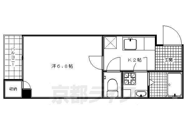 京都府京都市下京区上中之町 京都駅 1K マンション 賃貸物件詳細