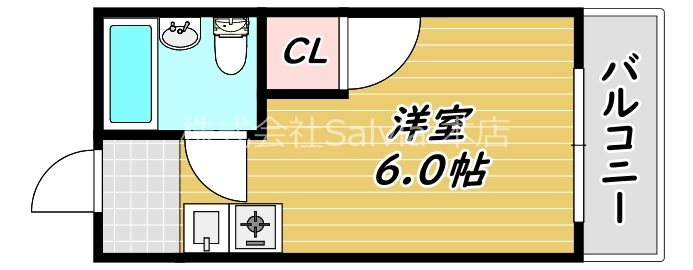 大阪府堺市東区西野 狭山駅 ワンルーム アパート 賃貸物件詳細