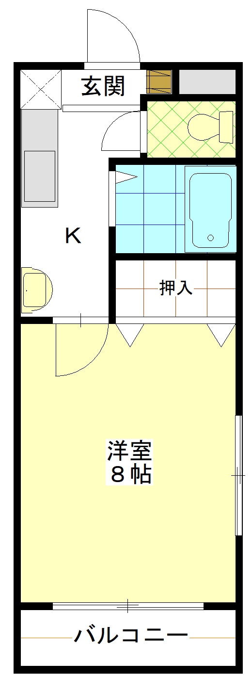 メゾンプラージュ 1階 1K 賃貸物件詳細
