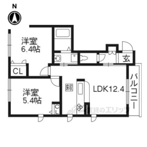 滋賀県大津市木の岡町 比叡山坂本駅 2LDK アパート 賃貸物件詳細