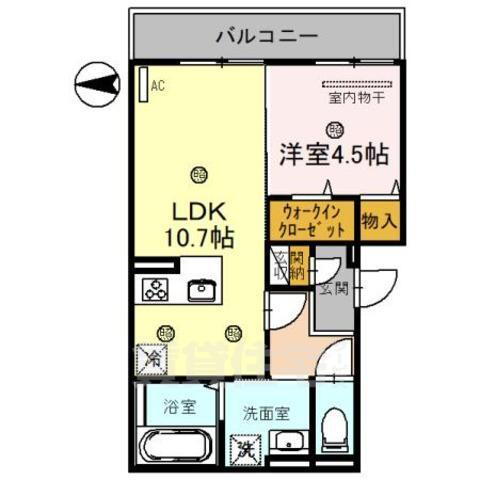 奈良県奈良市大安寺７ 奈良駅 1LDK アパート 賃貸物件詳細