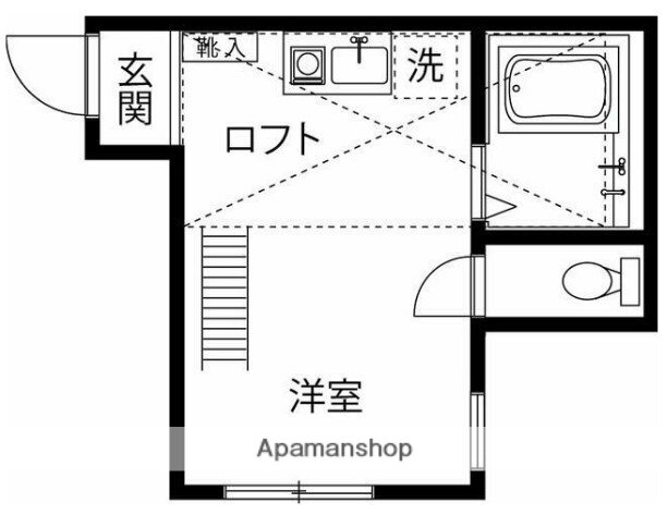 神奈川県横浜市鶴見区上の宮１ 菊名駅 ワンルーム アパート 賃貸物件詳細