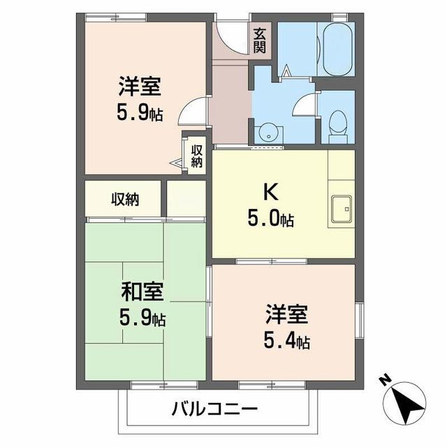大阪府岸和田市荒木町２ 春木駅 3K アパート 賃貸物件詳細
