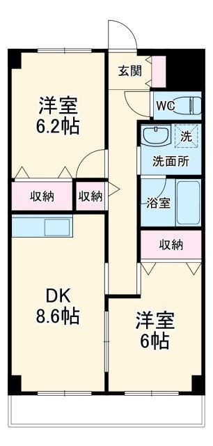 神奈川県横浜市磯子区森２ 磯子駅 2DK マンション 賃貸物件詳細