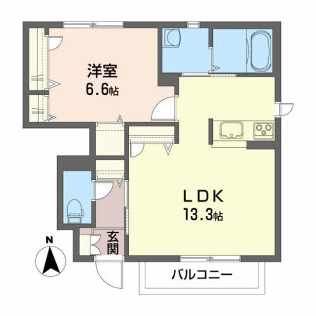 セレナヴィラ 1階 1LDK 賃貸物件詳細