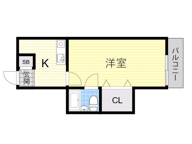 大阪府大阪市西成区玉出中２ 玉出駅 1K マンション 賃貸物件詳細