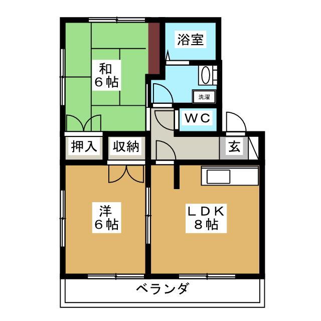 宮城県仙台市宮城野区原町５ 陸前原ノ町駅 2DK アパート 賃貸物件詳細