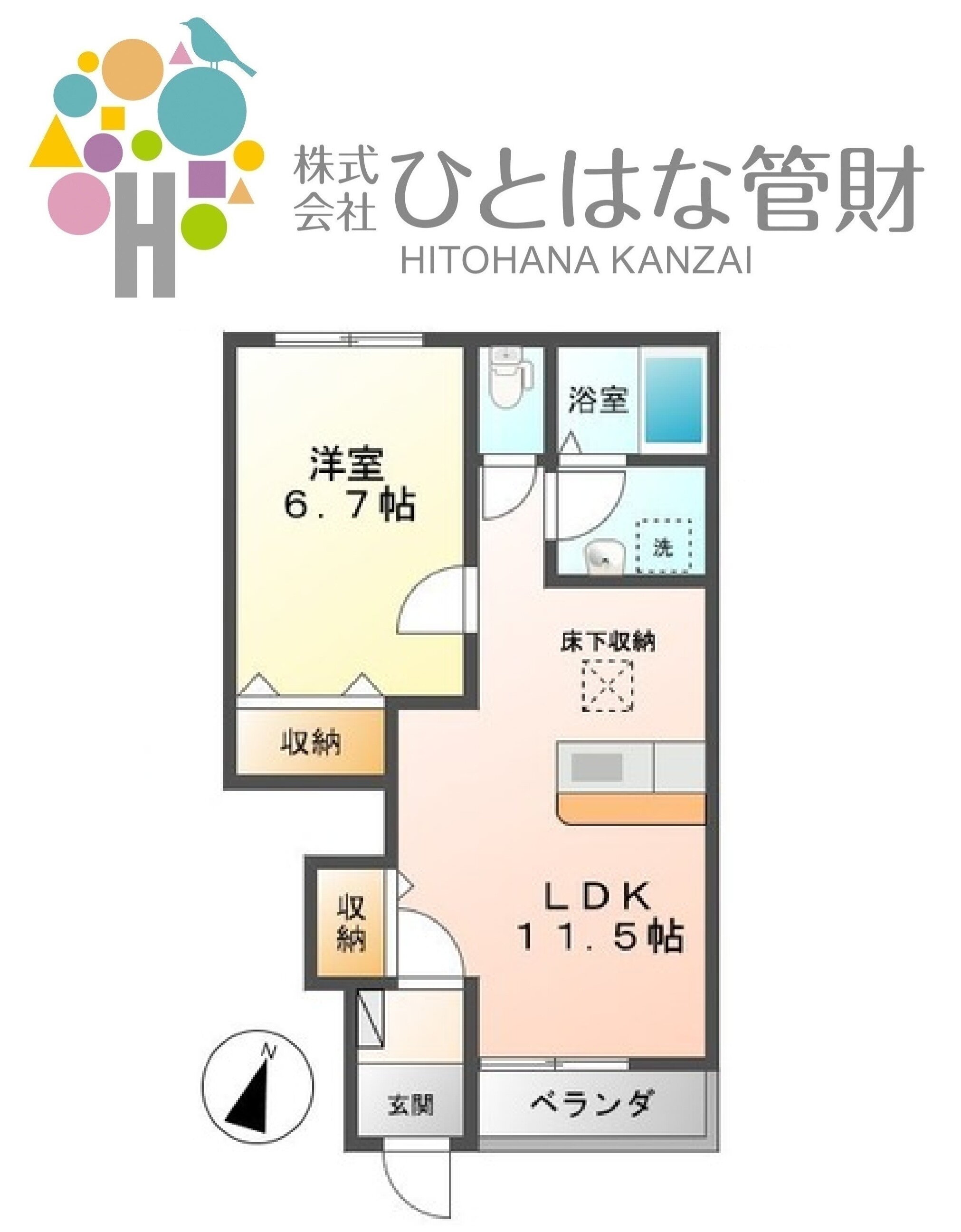 Ｓｕｎｎｙ　Ｓｉｄｅ　Ｓ 1階 1LDK 賃貸物件詳細