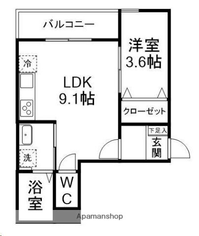宮城県仙台市青葉区柏木２ 北四番丁駅 1LDK アパート 賃貸物件詳細