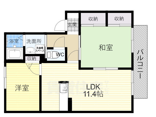 奈良県香芝市五位堂２ 五位堂駅 2LDK アパート 賃貸物件詳細