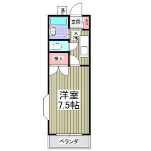 栃木県宇都宮市滝の原２ 南宇都宮駅 1K アパート 賃貸物件詳細