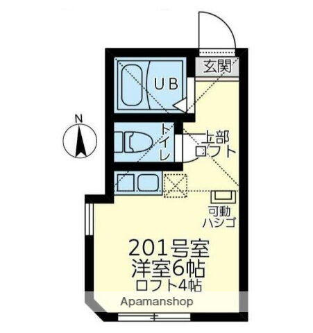 神奈川県横浜市神奈川区白幡東町 神奈川新町駅 ワンルーム アパート 賃貸物件詳細