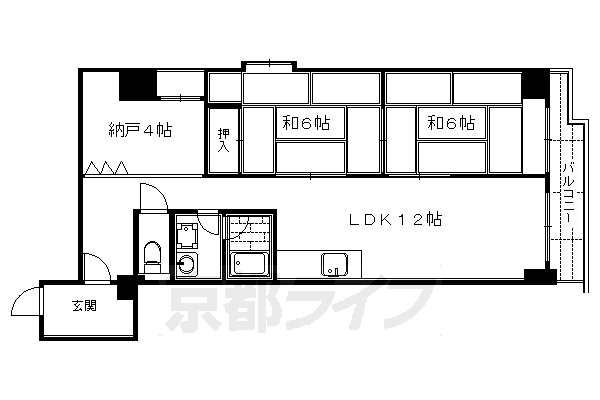 京都府京都市下京区塩竈町 五条駅 2SLDK マンション 賃貸物件詳細