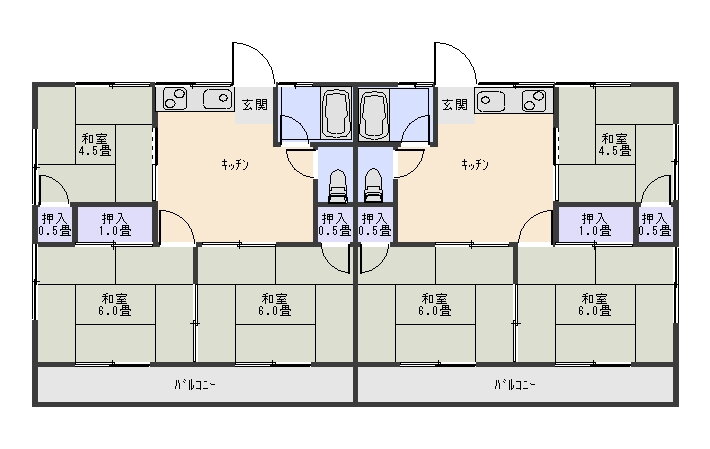 レジデンス祥 2階 3DK 賃貸物件詳細